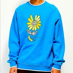 Love Flower Raglan Crewneck By Teddy Fresh